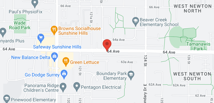 map of 12228 64 AVENUE